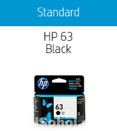 HP 63 Original Ink Black Cartridge